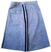 100% POLYESTER POSTAL SKIRT