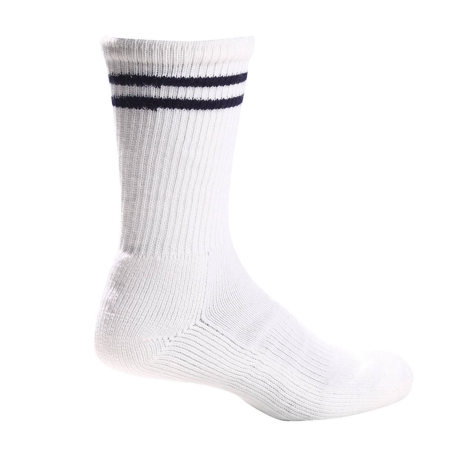 WHITE POSTAL CREW SOCK NYLON/COTTON