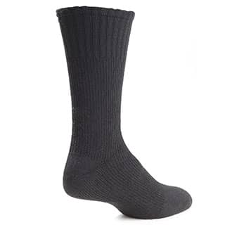 BLACK ACRYLIC CREW LENGTH SOCK